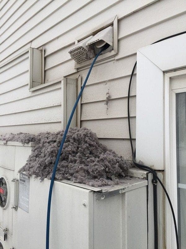 Exterior dryer exhaust vent